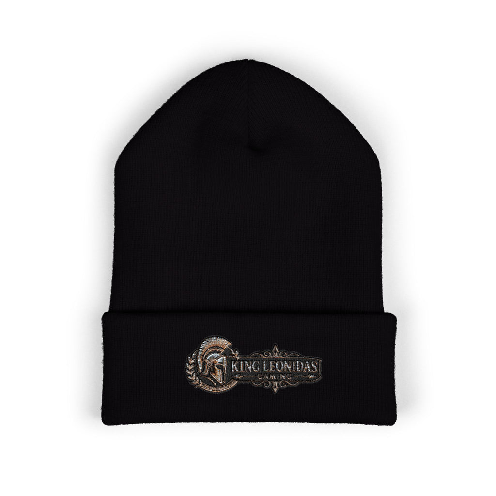 King Leonidas Gaming Beanie – Gothic Western Cuffed Hat