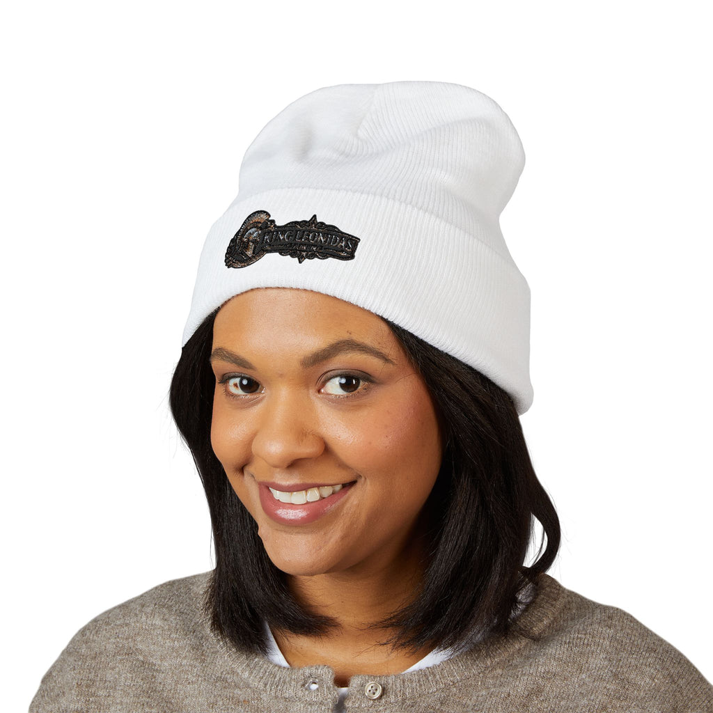 King Leonidas Gaming Beanie – Gothic Western Cuffed Hat
