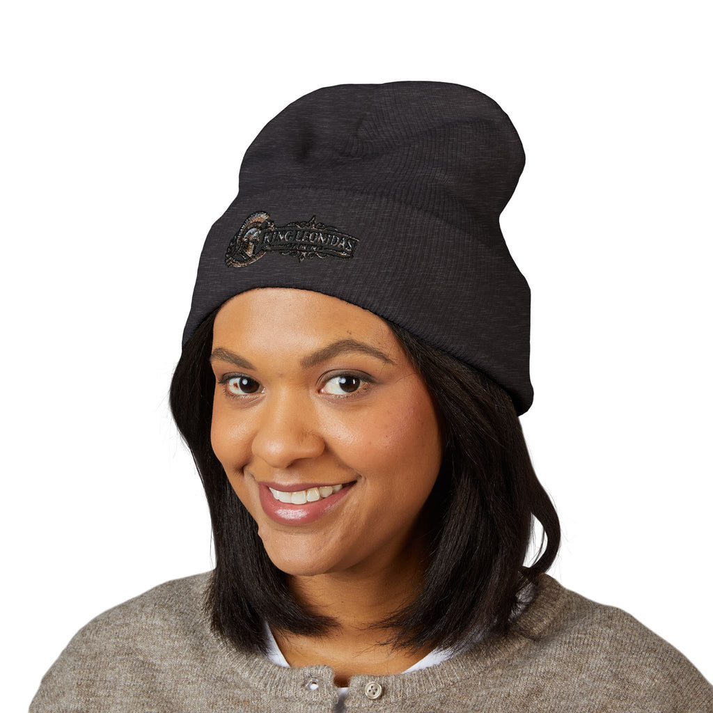 King Leonidas Gaming Beanie – Gothic Western Cuffed Hat