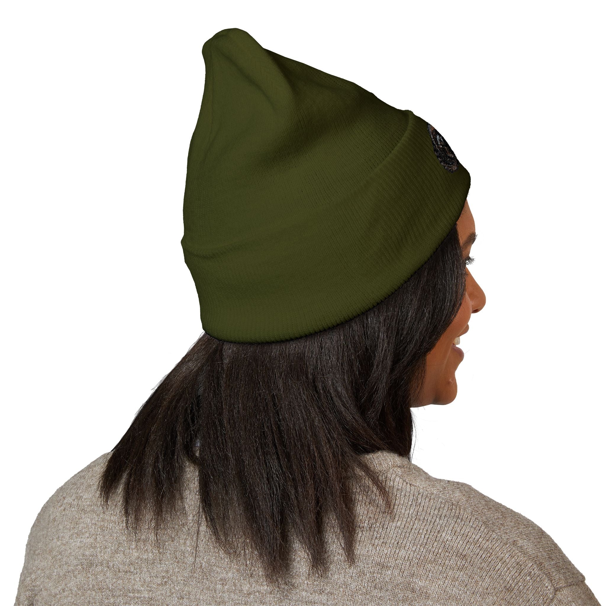 King Leonidas Gaming Beanie – Gothic Western Cuffed Hat